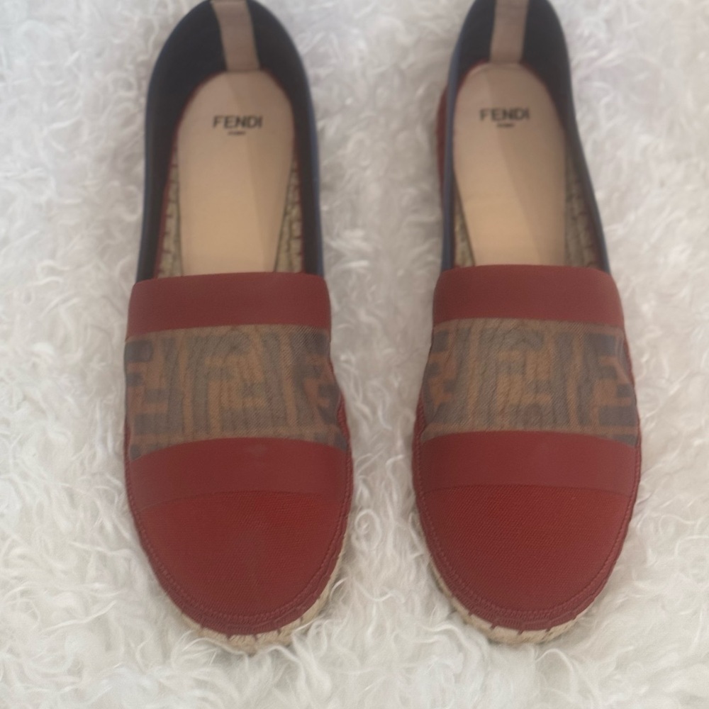 Fendi Women's Red Espadrilles